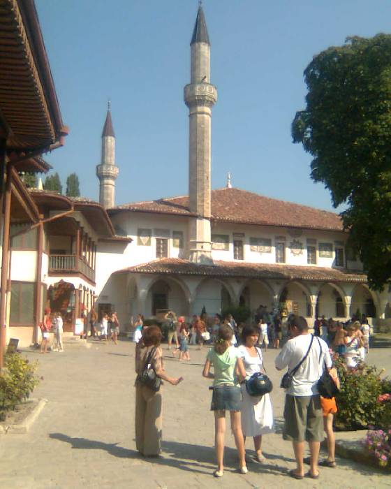 Экскурсия в Ханский дворец,Бахчисарай, 09.2008